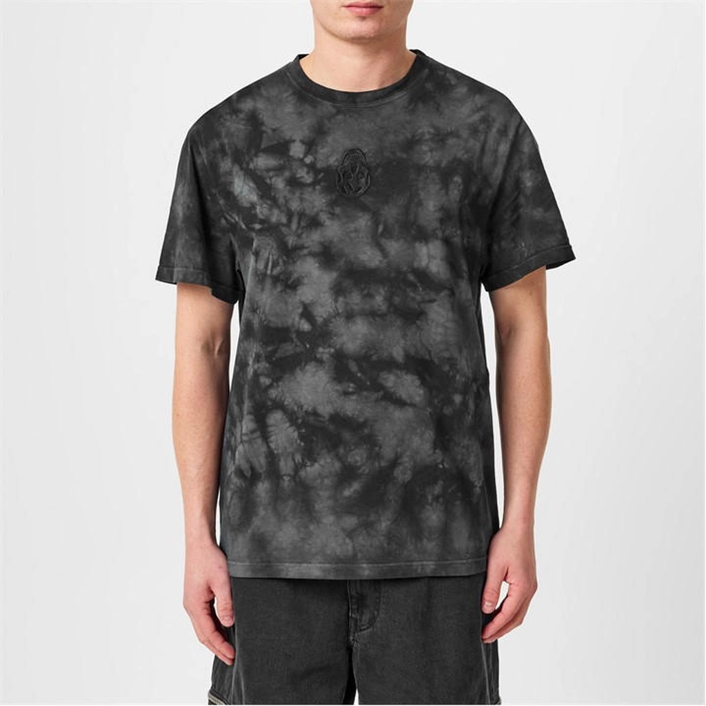 Alexander McQueen Tie-Dye Skull T-Shirt - Black